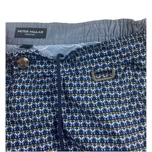 Peter Millar Collection Men's Large Swim Trunks Lined Shorts Tropical Bird Print